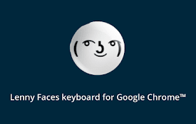 适用于Google Chrome™的Lenny Faces键盘