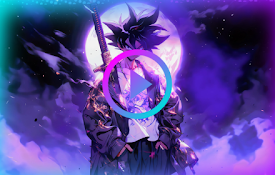 Purple Goku Live Wallpaper