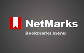 NetMarks - Bookmarks menu