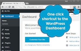 WordPress Dashboard Shortcut
