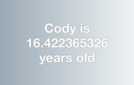 Age Counter