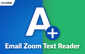 Email Zoom Text Reader by cloudHQ