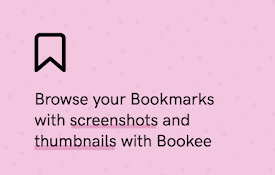 Bookee - Instant Bookmark Manager