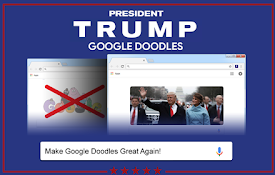 President Trump Google Doodles