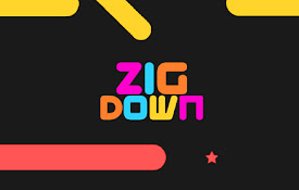 Zig Down Snake Game