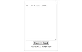 Characters Counter