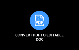 Convert PDF to Editable Doc