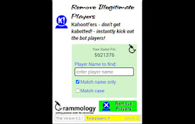 Kahoot - Remove Illegitimate Players v0.2.1