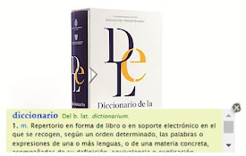 Diccionario RAE en bocadillo