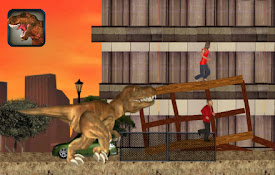 Hungry dinosaur simulator game