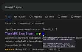 Steam Web Integration