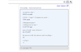 Cloudy Calculator 2