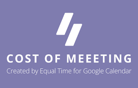 Cost Of Meeting for Google Calendar