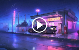 Nissan GTR R34 Neon Retro Japanese Street A Stunning Live Wallpaper