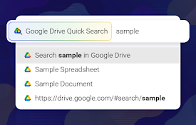 Google Drive™ Omnibar Search