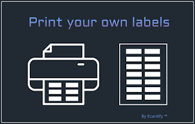 Print your own labels and stickers
