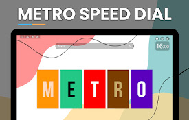 Metro Speed Dial - Modern New Tab page