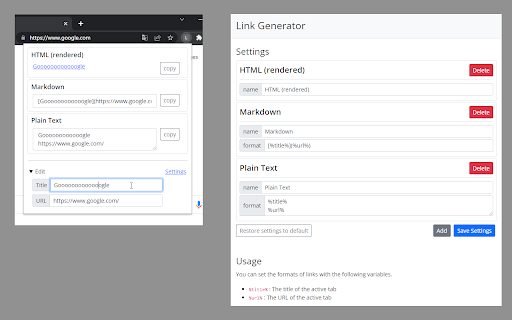 Plugin Screenshot