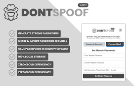 DontSpoof Vault: Local Storage with Strong Encryption