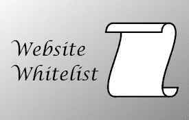Website Whitelist