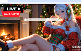 Christmas Anime Girl: Festive Charm in a Live Theme