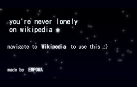you&#39;re never lonely on wikipedia