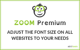 Text Zoom to increase font sizes