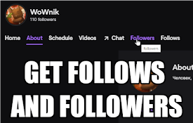 WoWnik Twitch (Followers/Follows)