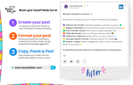 Boost Editor -Right Click in SM Post Text Box