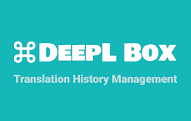 DeepL Box: Translation history management