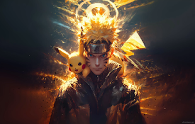 Naruto and Pikachu Live Wallpaper 4K New Tab