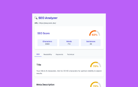 Seo analyzer