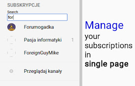 Simple subscription management