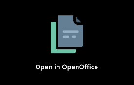 在OpenOffice中打开