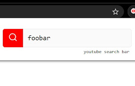 YouTube Search Bar