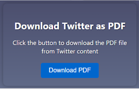 Twitter2PDF- Convert Twitter to PDF
