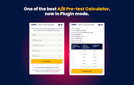 A/B Pre-test Calculator by Speero