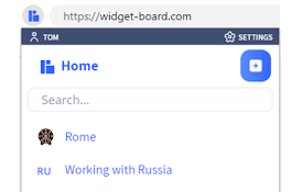 Widget Board