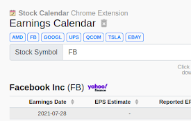 Stock Calendar