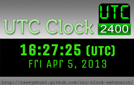 GMT/UTC Clock