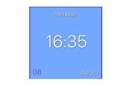 Digital clock for Google Chrome ™
