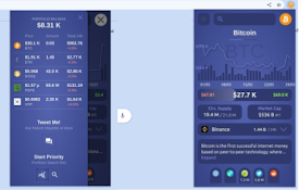 Crypto portfolio: Blockchain &amp; Crypto tracker