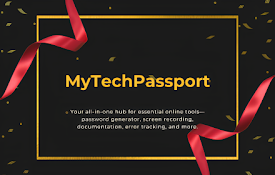 MyTechPassport - 屏幕录像和标注工具
