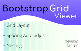 Bootstrap grid viewer