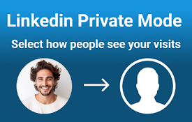 Linkedin Private Mode - 领英隐私模式