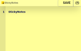 Sticky Notes