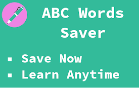 ABC Words Saver