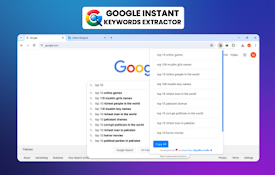 Google Instant Keywords Extractor