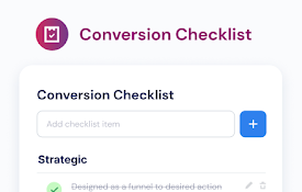 Conversion Checklist