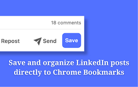 Saved Post - Bookmark and Save Button for LinkedIn